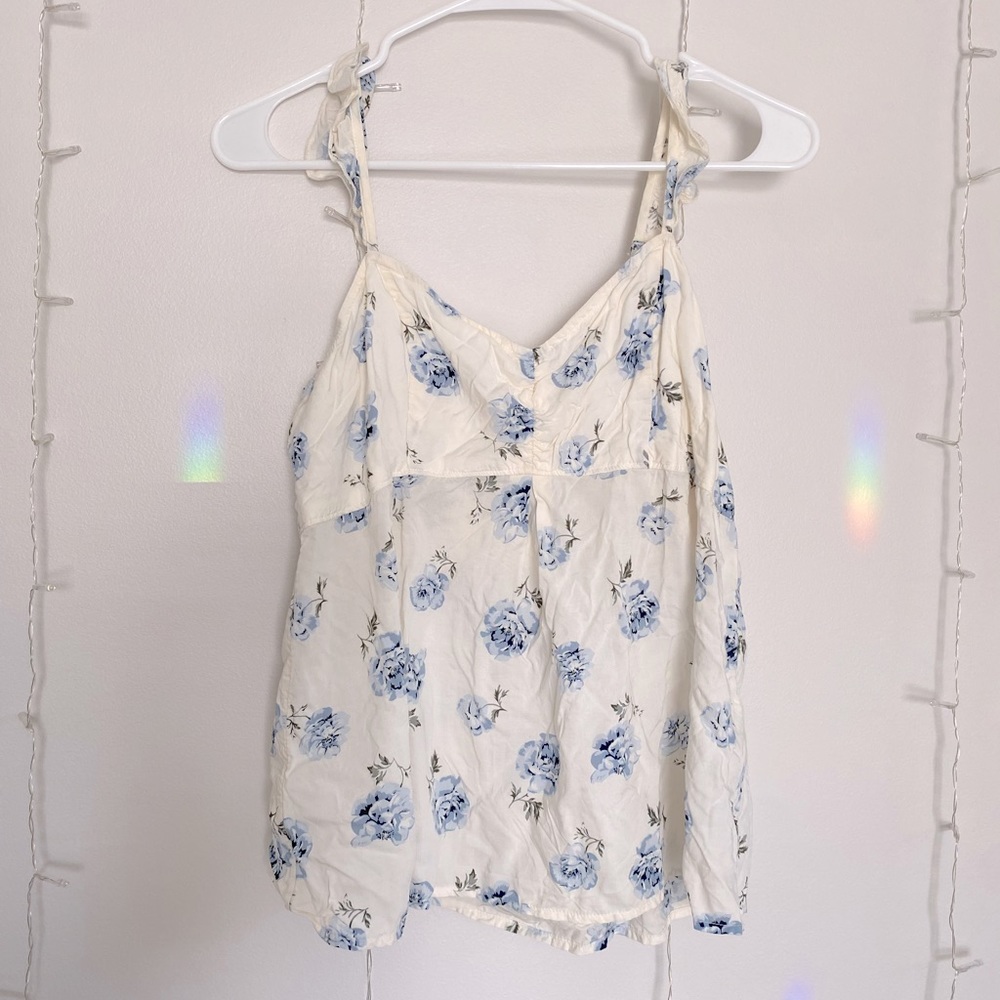 Abercrombie Floral Tank size M